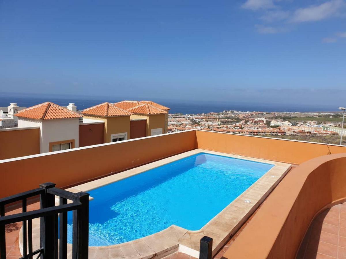 Villa Roque Del Conde With Private Pool, Terrace With Fantastic Sea Views, Wifi, Garden, Garage Adeje Exterior foto